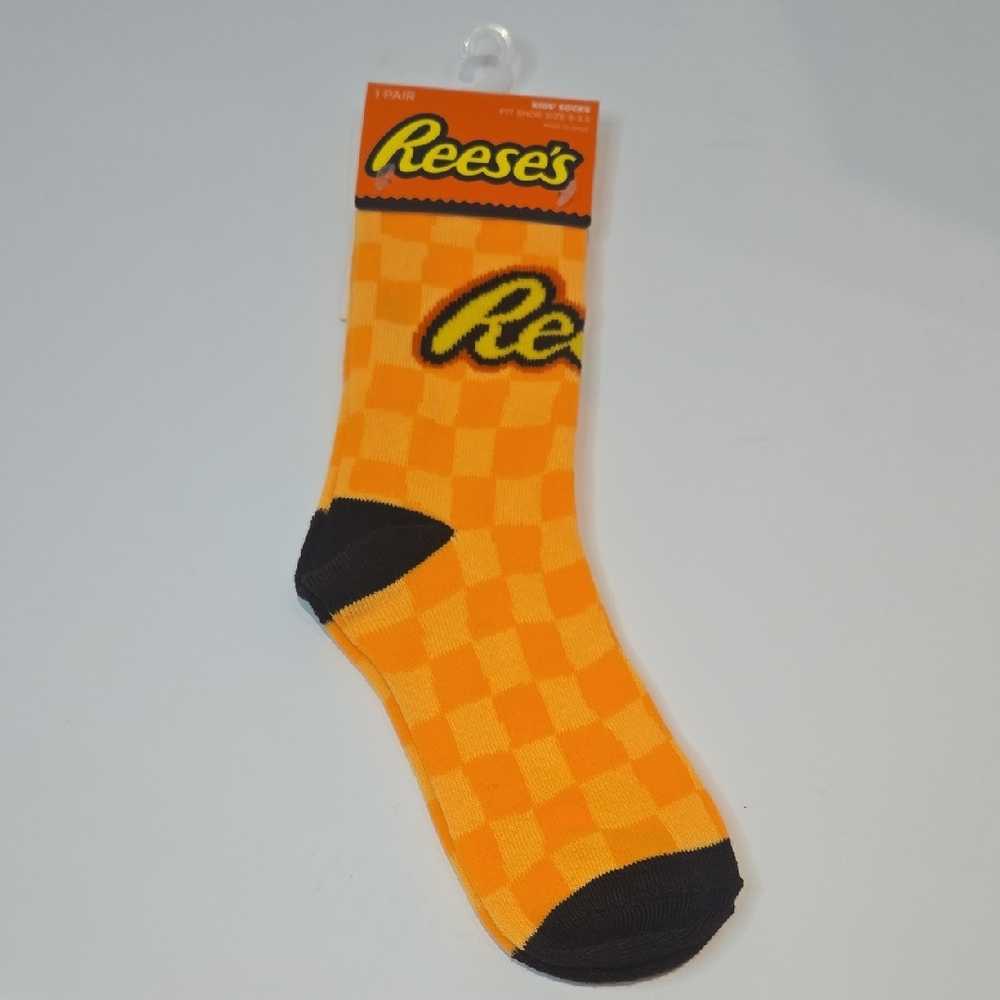 Reese's Orange Kids Socks